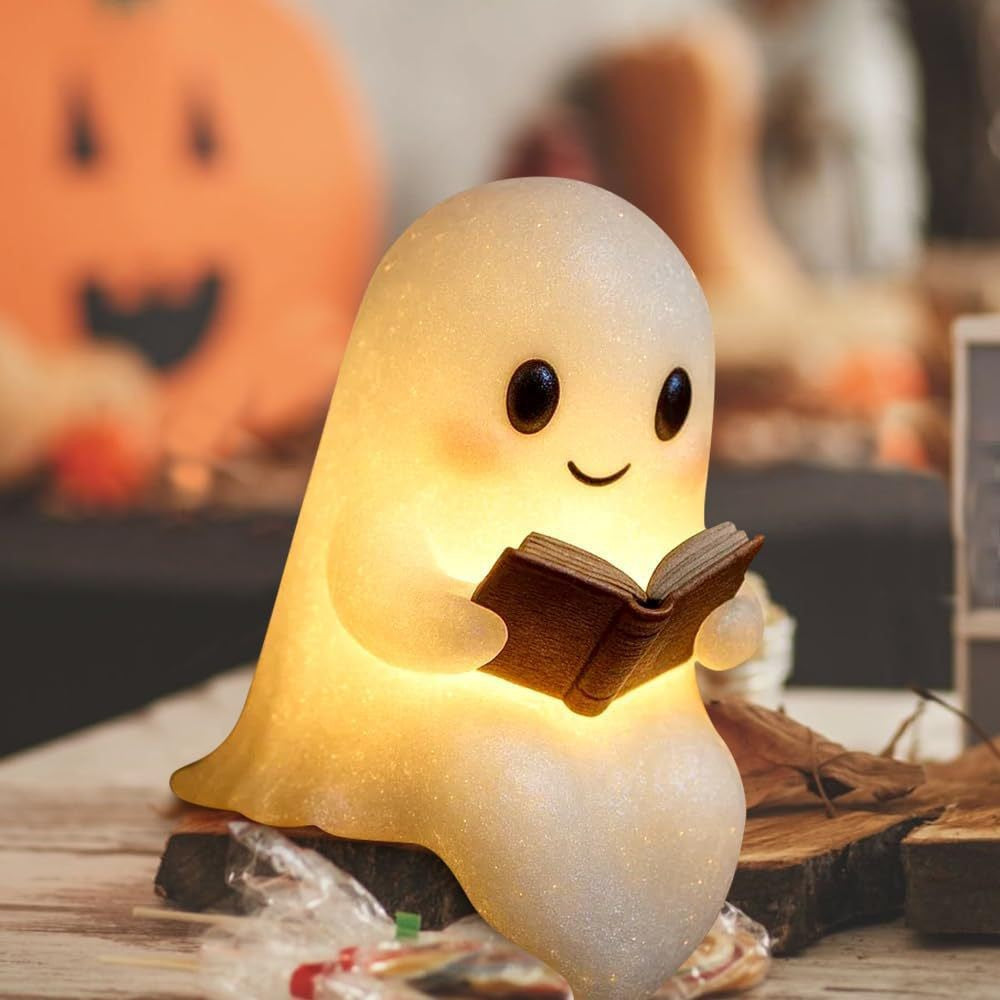 Cute Ghost Night Light, Decorative Ambient Lamp for Room