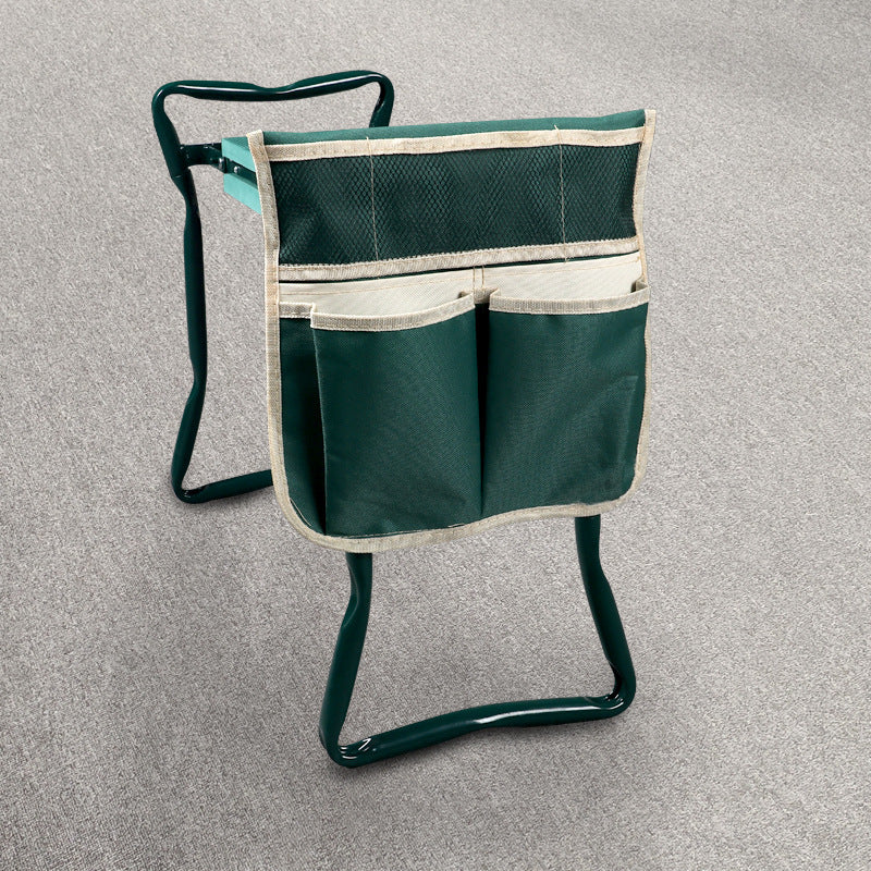 Garden Kneeler and Seat, Foldable Gardening Stool with Tool Bag
