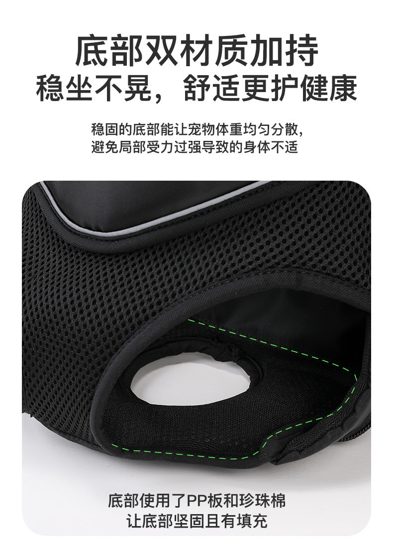 Breathable Pet Carrier Backpack Front Pack for Small Dogs and Cats Outdoor Travel Bag