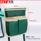 Garden Kneeler and Seat, Foldable Gardening Stool with Tool Bag