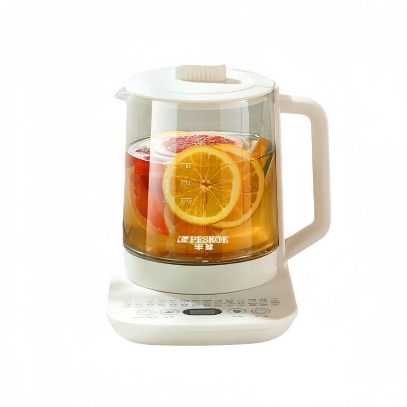 Electric Health Pot Glass Tea Maker with Infuser – Multi-Function Herbal Kettle for Home & Office