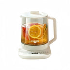 Electric Health Pot Glass Tea Maker with Infuser – Multi-Function Herbal Kettle for Home & Office