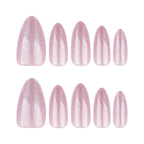 Pink Cat Eye Press-On Nails
