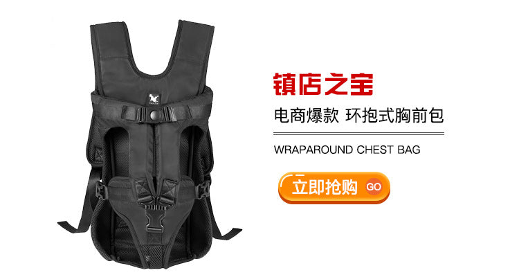 Breathable Pet Carrier Backpack Front Pack for Small Dogs and Cats Outdoor Travel Bag