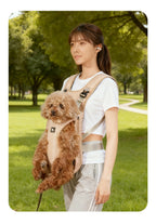 Breathable Pet Carrier Backpack Front Pack for Small Dogs and Cats Outdoor Travel Bag