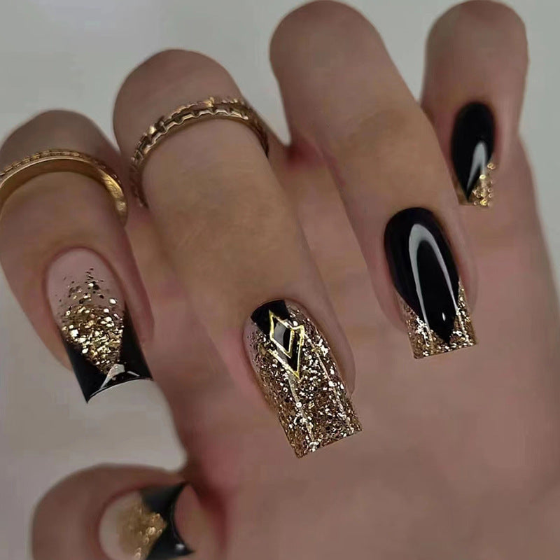 Black Gold Press-On Nails