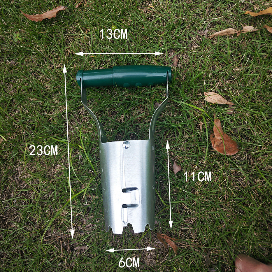 Garden Transplanting Tool, Handheld Soil Digger for Planting and Weeding