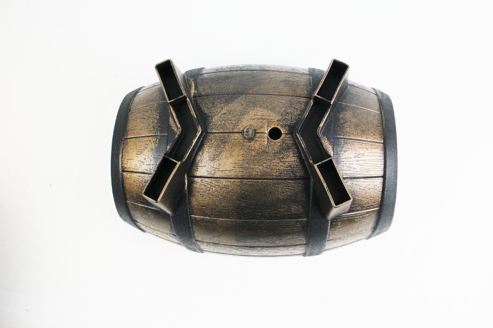 Half Barrel Flower Planter, Rustic Wooden Style Garden Pot