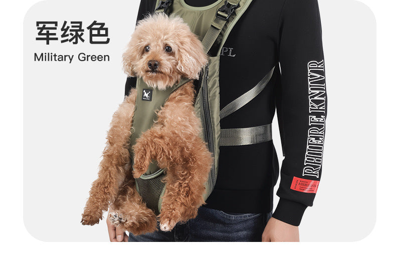 Breathable Pet Carrier Backpack Front Pack for Small Dogs and Cats Outdoor Travel Bag