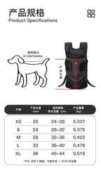 Breathable Pet Carrier Backpack Front Pack for Small Dogs and Cats Outdoor Travel Bag