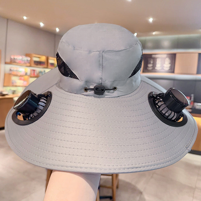 Solar Cooling Sun Hat