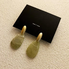 Minimalist Acrylic Drop Earrings for Women, Lightweight Fashion Jewelry