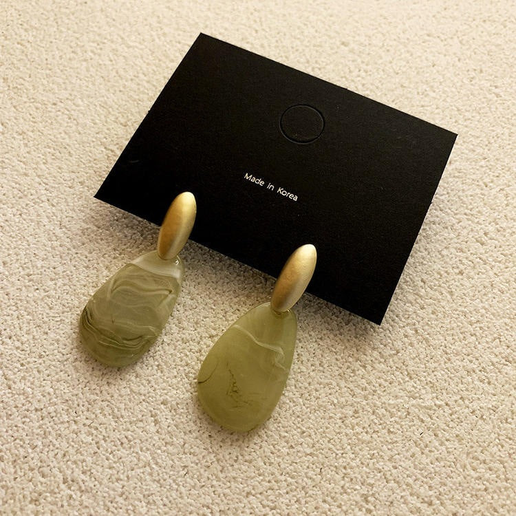 Minimalist Acrylic Drop Earrings for Women, Lightweight Fashion Jewelry