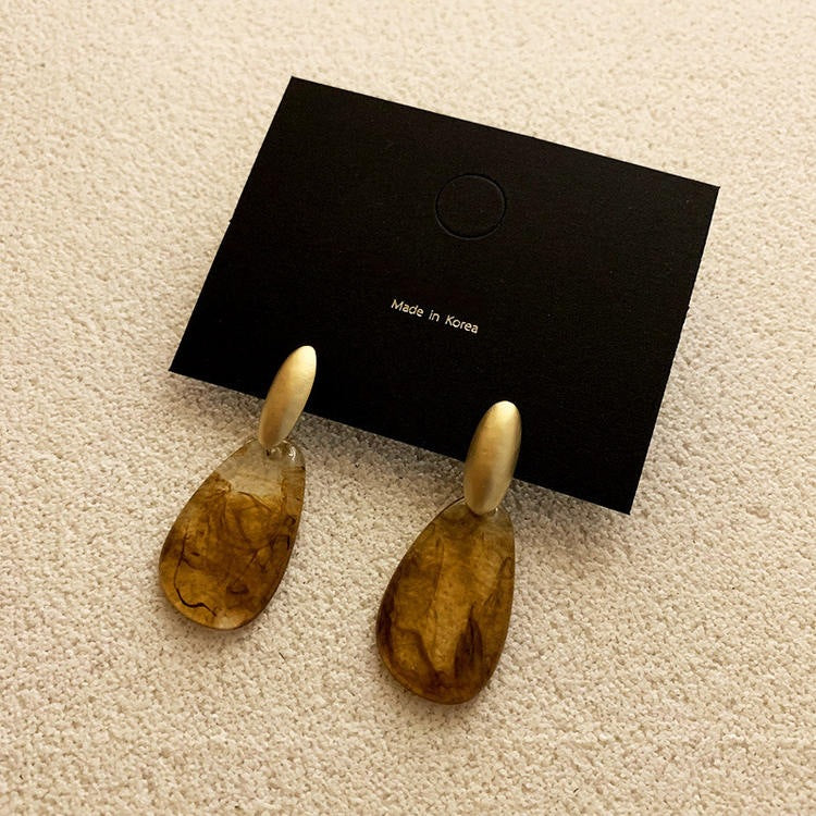 Minimalist Acrylic Drop Earrings for Women, Lightweight Fashion Jewelry