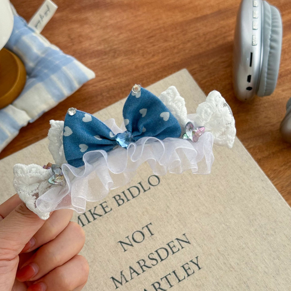 Cute Dog Hair Bow Clips Pet Grooming Accessories for Small Dogs and Cats