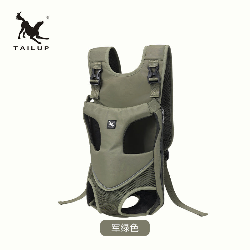Breathable Pet Carrier Backpack Front Pack for Small Dogs and Cats Outdoor Travel Bag