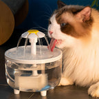 Automatic Cat Water Fountain, Circulating Pet Water Dispenser with Filter