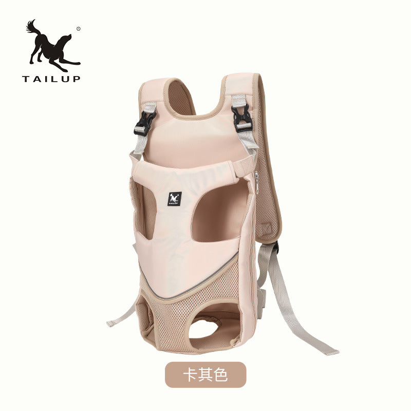 Breathable Pet Carrier Backpack Front Pack for Small Dogs and Cats Outdoor Travel Bag