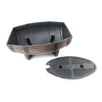 Half Barrel Flower Planter, Rustic Wooden Style Garden Pot
