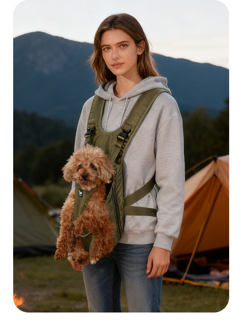 Breathable Pet Carrier Backpack Front Pack for Small Dogs and Cats Outdoor Travel Bag